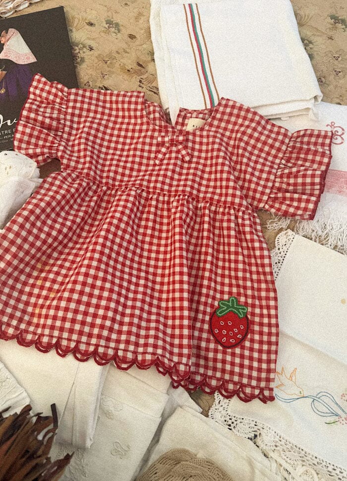 Sissel Edelbo - Charlene MINI Top SE 1849 - Red Checks Toppe 