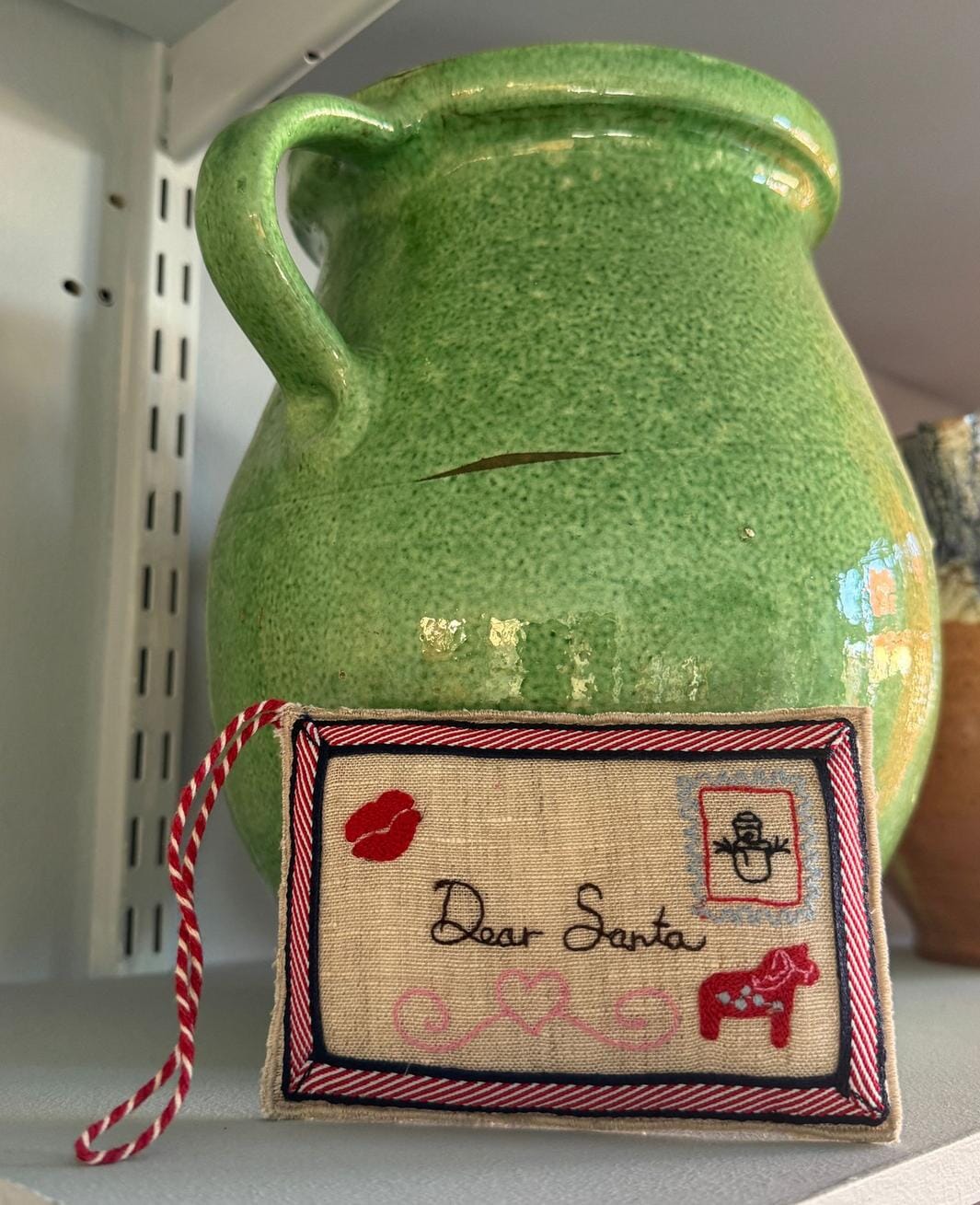 Sissel Edelbo - Christmas Letter Ornament SE 1475 - Santa