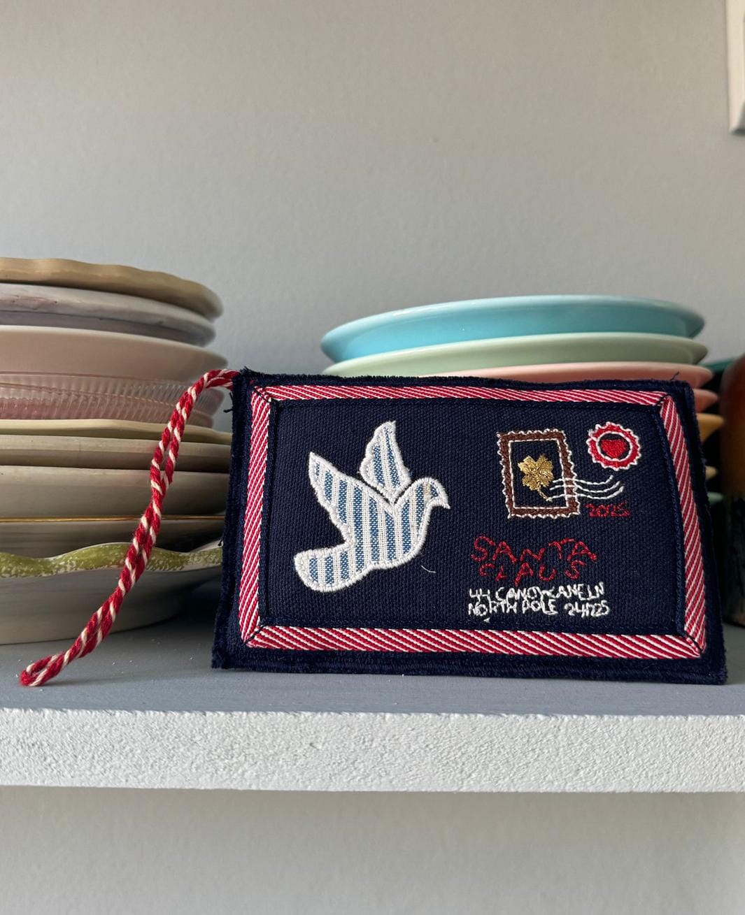 Sissel Edelbo - Christmas Letter Ornament SE 1742 - Navy