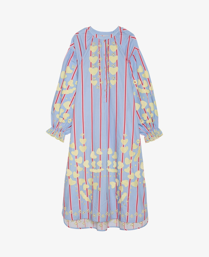 Sissel Edelbo - Elisabeth Dress SE 1766 - Bluebell Stripes Kjoler 