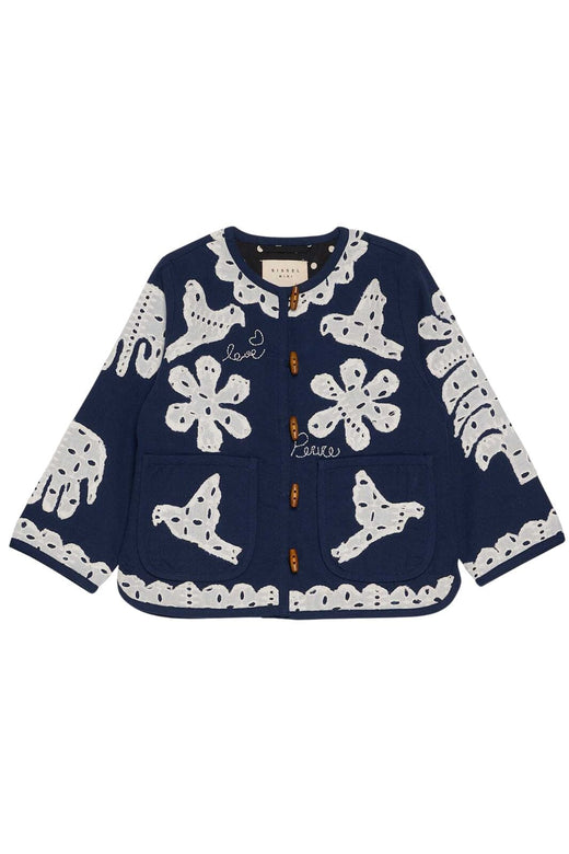 Sissel Edelbo - Ena MINI Jacket SE 1659 - Navy Birds Jakker 