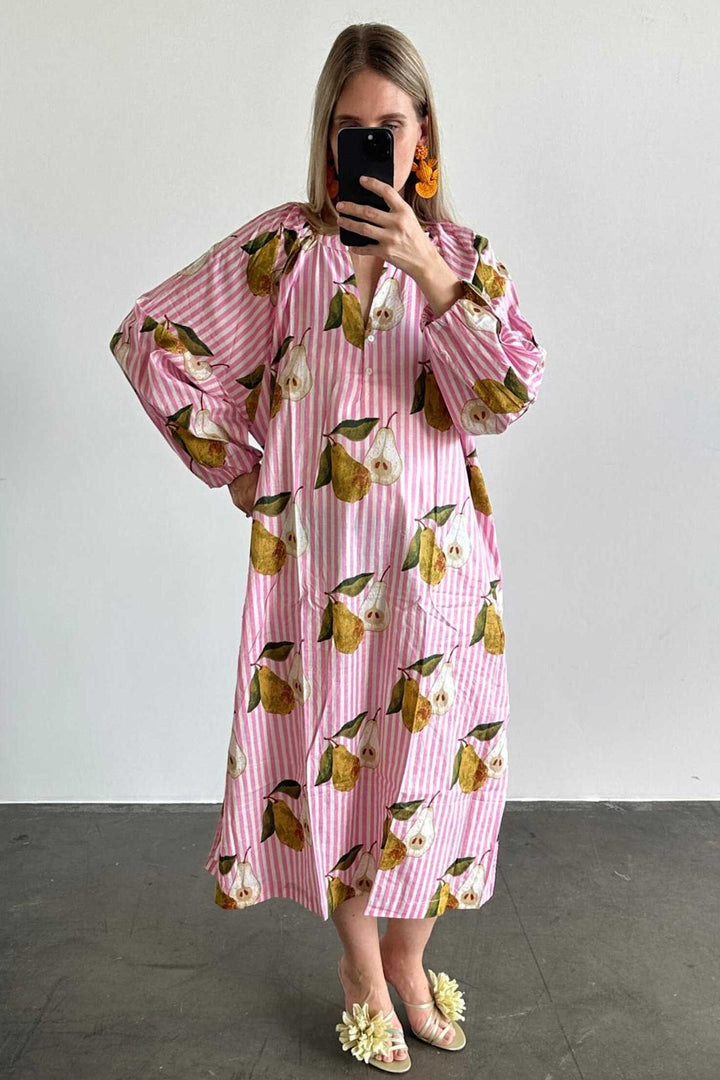 Sissel Edelbo - Lara Dress SE 1718 - Pear Pink Kjoler 