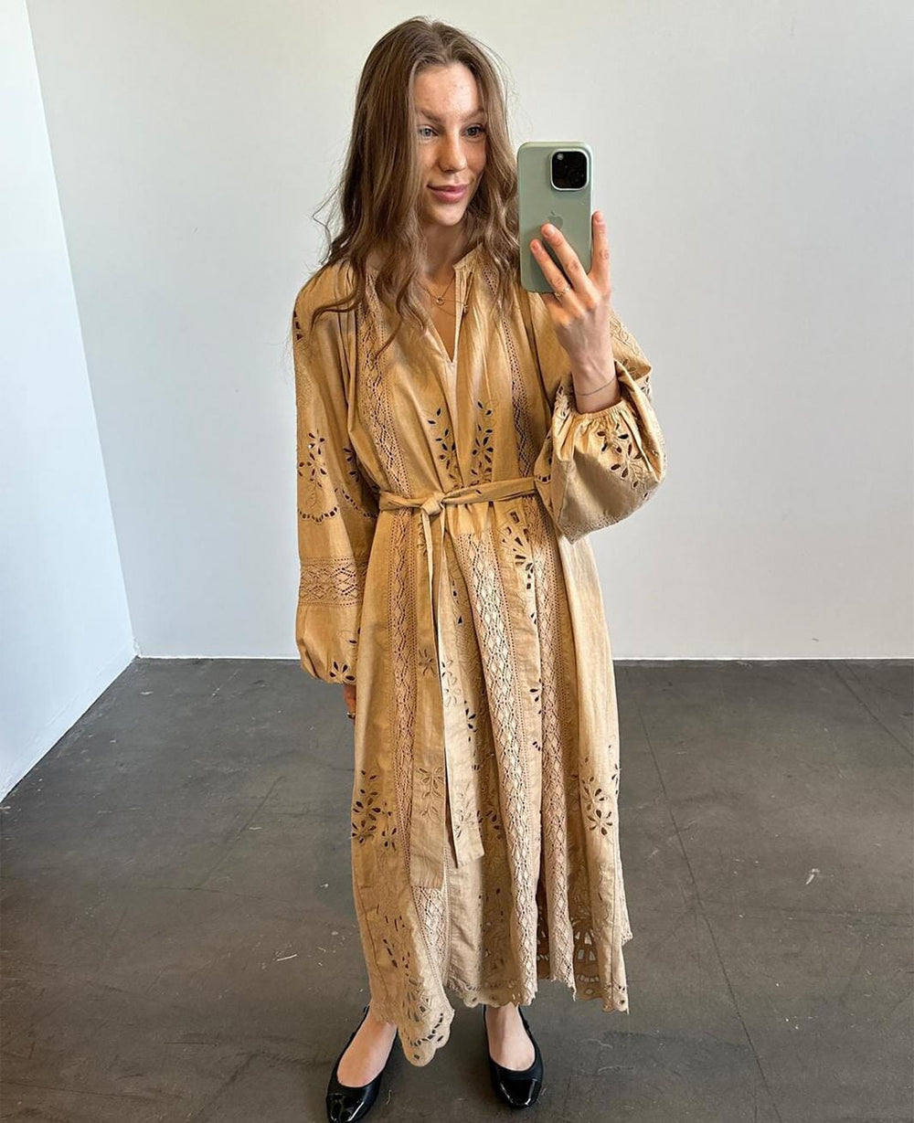 Sissel Edelbo - Mila Dress SE 1684 - Beige
