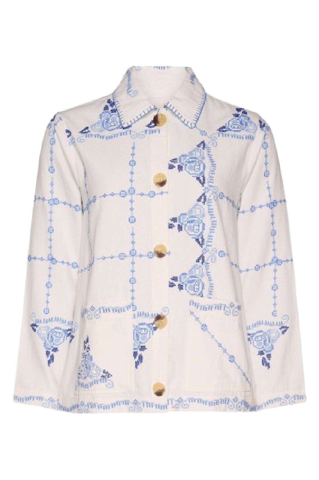 Sissel Edelbo - My Jacket SE 1619 - Ecru Blue