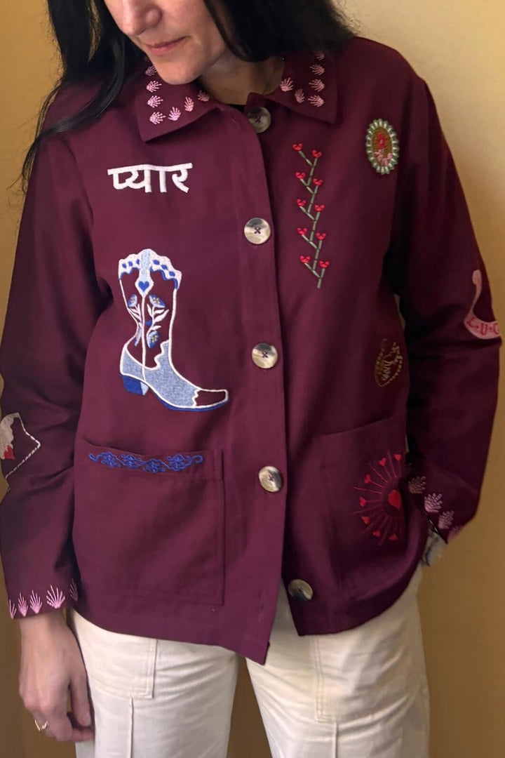 Sissel Edelbo - My Jacket SE 1700 - Burgundy