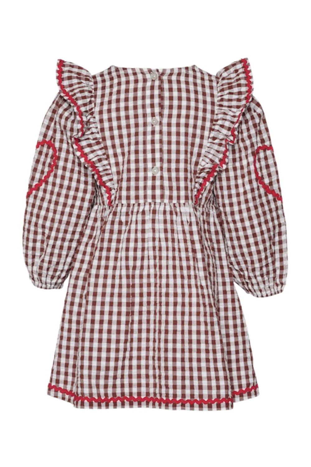 Sissel Edelbo - Nanette MINI Dress SE 1678 - Brown Checks Kjoler 