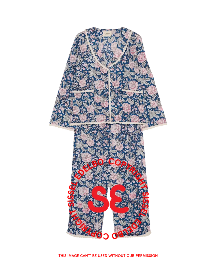 Sissel Edelbo - Neva Pyjamas Set SE 2031 - Blue Blossom