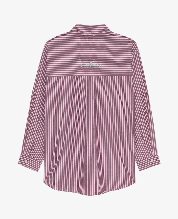 Sissel Edelbo - Pil Shirt SE 2035 - Purple Stripes Skjorter 