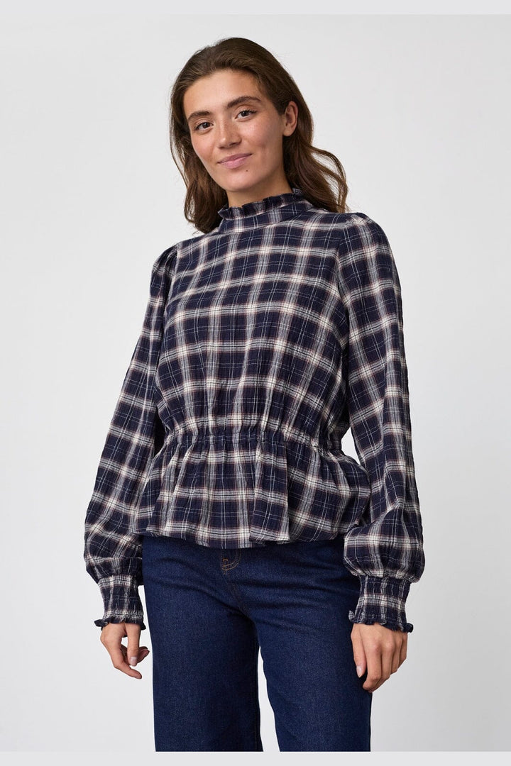 Sisters Point - Ecava-Top 20503 - 842 - Navy Check