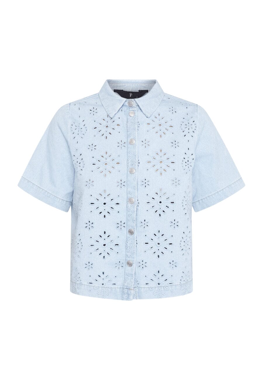 Sisters Point - Elsana-Sh1 19241 - 911 - Light Blue Skjorter 