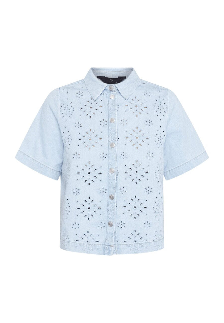 Sisters Point - Elsana-Sh1 19241 - 911 - Light Blue Skjorter 
