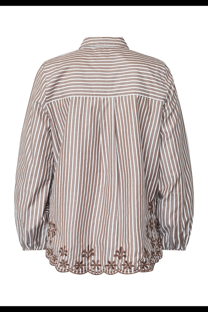 Sisters Point - Istea-Sh4 19446 - 831 - Brown / Cream Skjorter 