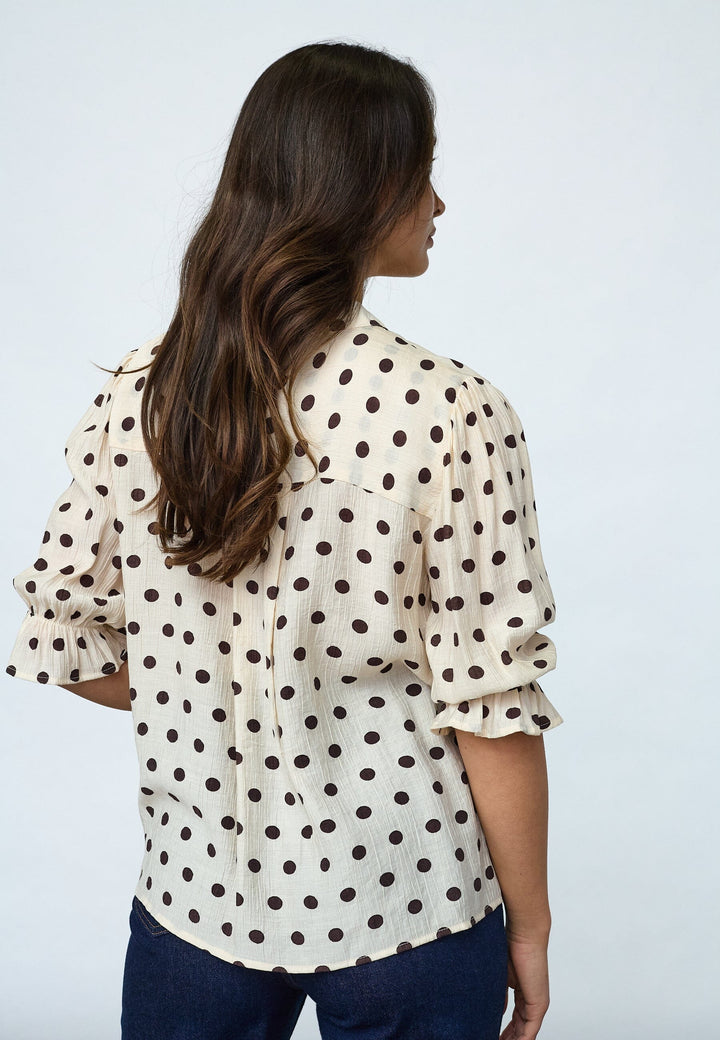 Sisters Point - Venny-Ss9 19851 - 802 - Cream/Brown Dot Toppe 