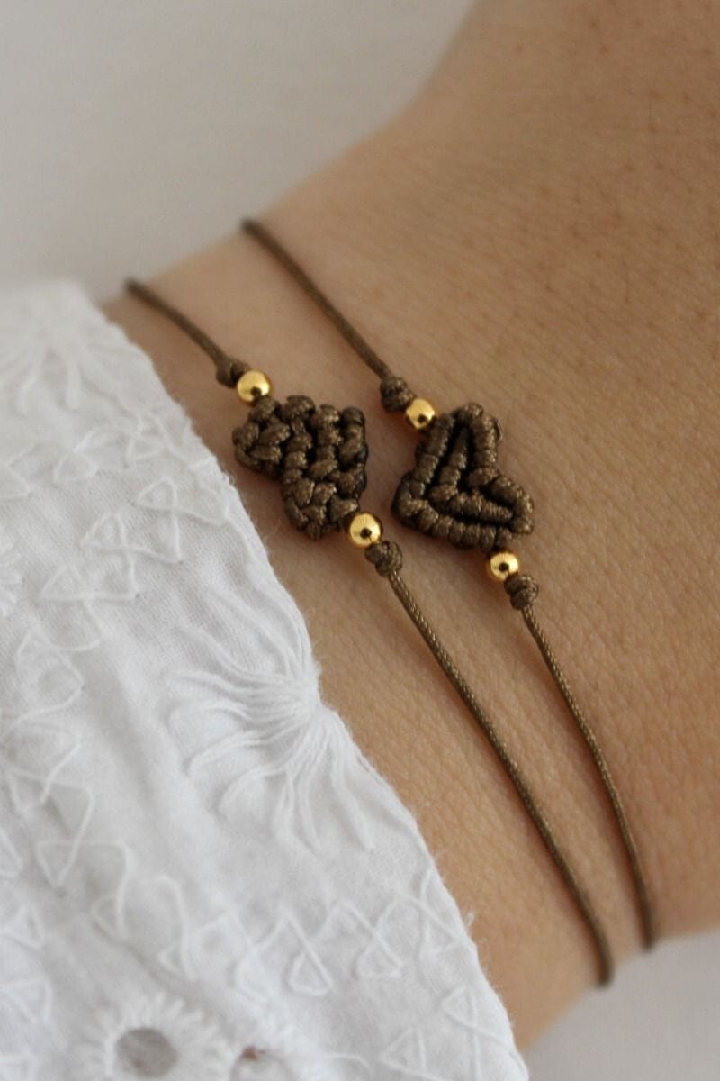 Stine A - Love Bracelet Mocha - 3236-2 Armbånd 