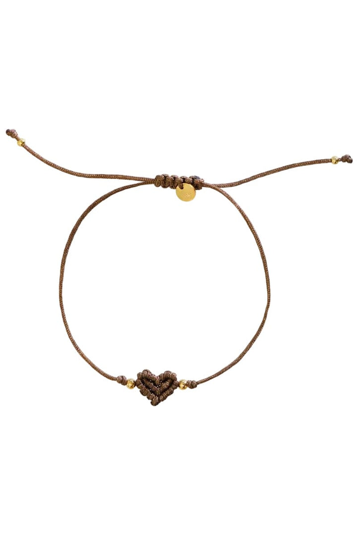 Stine A - Love Bracelet Mocha - 3236-2 Armbånd 