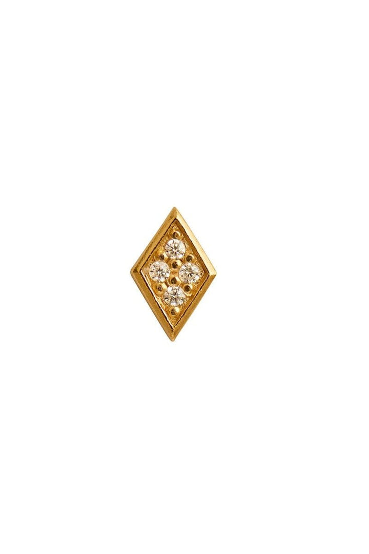Stine A - Miss Harlekin Earring With Stones - Single - 1428-2 Øreringe 