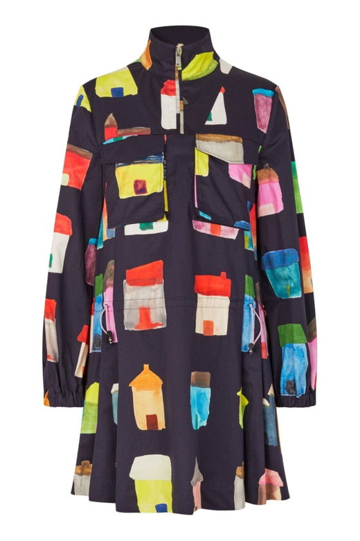 Stine Goya - 2340 Midweight Cotton, Pullover Parka Dresssg-aw25-d174-2340 - Refugios