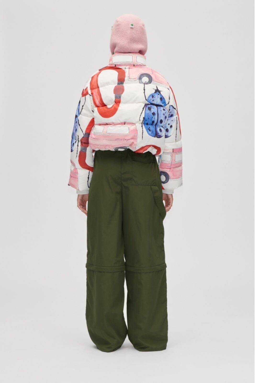 Stine Goya - 2424 Printed Tech, Long Sleeve Puffersg-aw25-j057-2424 - Camp Stine Goya