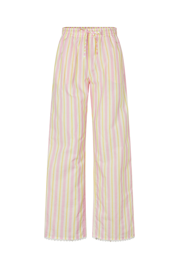 Stine Goya - 2476 Pyjamas, Striped Pyjamassg-ps26-ot004-2476 - Lemon & Rose Stripes Nattøj 