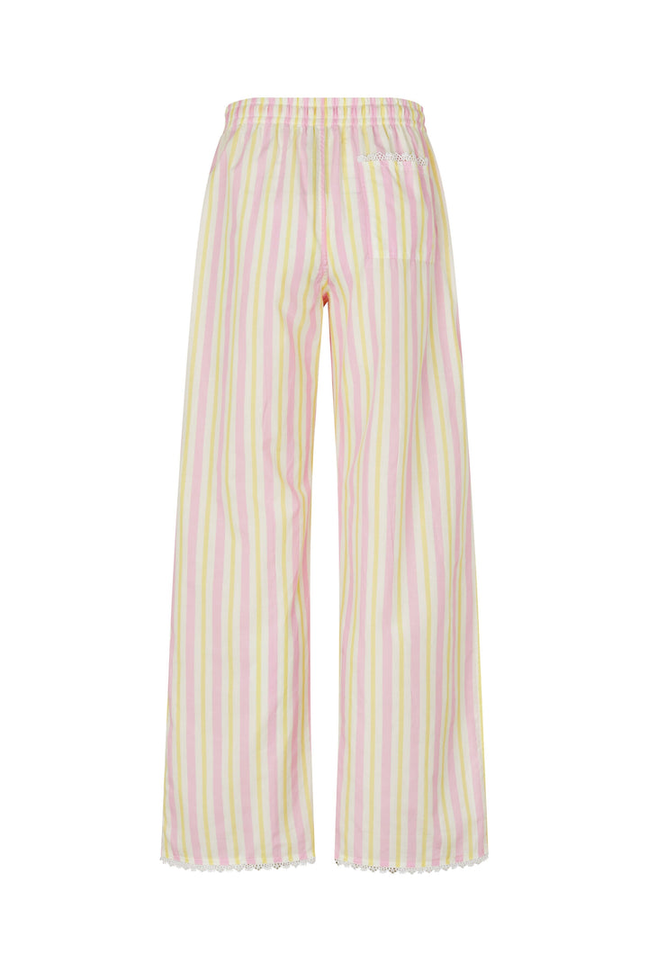 Stine Goya - 2476 Pyjamas, Striped Pyjamassg-ps26-ot004-2476 - Lemon & Rose Stripes Nattøj 