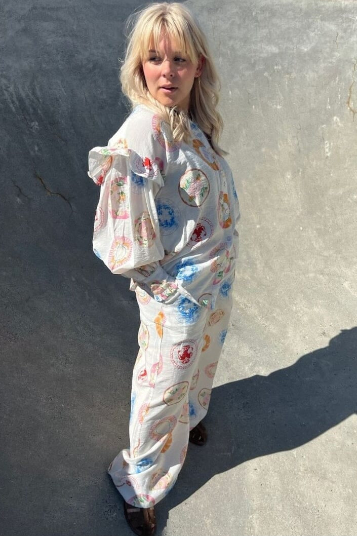 Stories From The Atelier By Copenhagen Shoes - The Palm Pants CC8122 - 440 - Multi Print