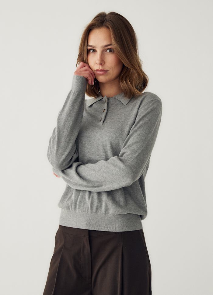 Noella - N-Maxine Knit 14990001 - 972 - Medium Grey Mel.