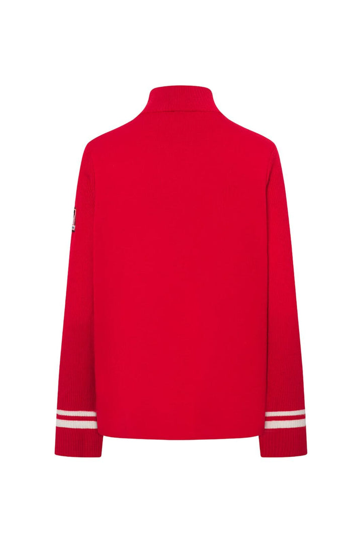 Twist & Tango - Les Alpes Knitted Sweater 865435 - Red Strikbluser 