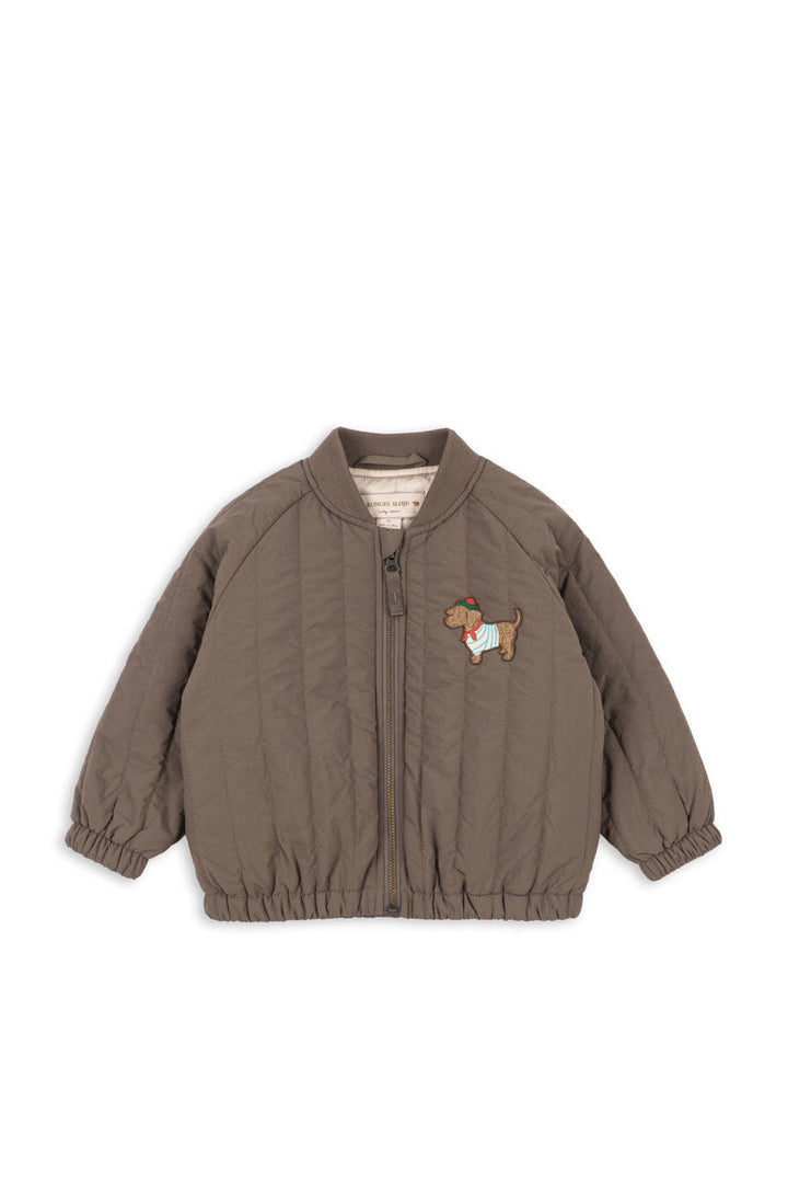 Konges Sløjd - Juno Terry Bomber Jacket Ks105734 - Walnut
