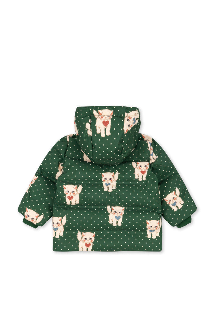 Konges Sløjd - Magnum Down Jacket Print Grs Ks105817 - Dot Miao Verde