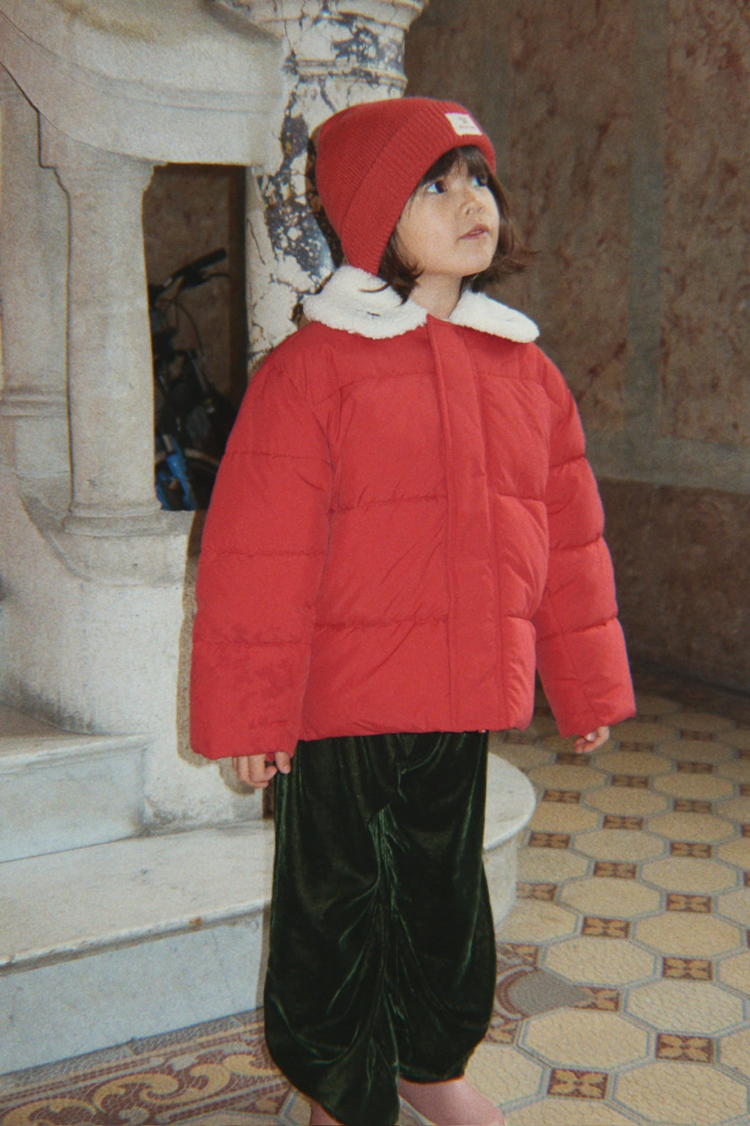 Konges Sløjd - Alpi Collar Jacket Grs Ks105680 - Cardinal