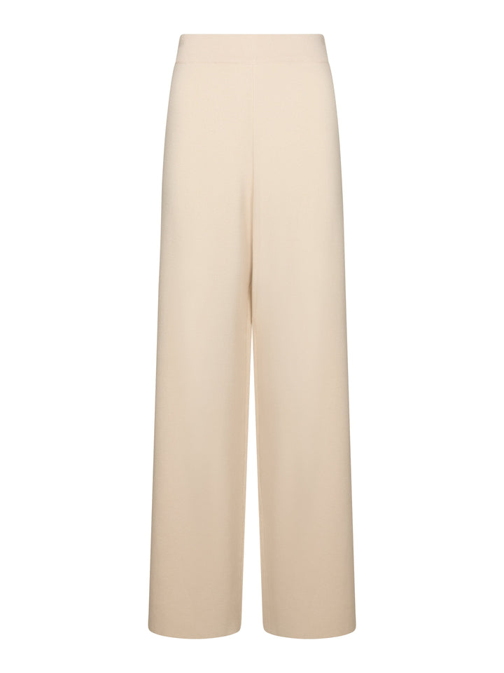 Valentin Studio - Comfy Knit Pants 169310 - 122 - Creme Strikbluser 
