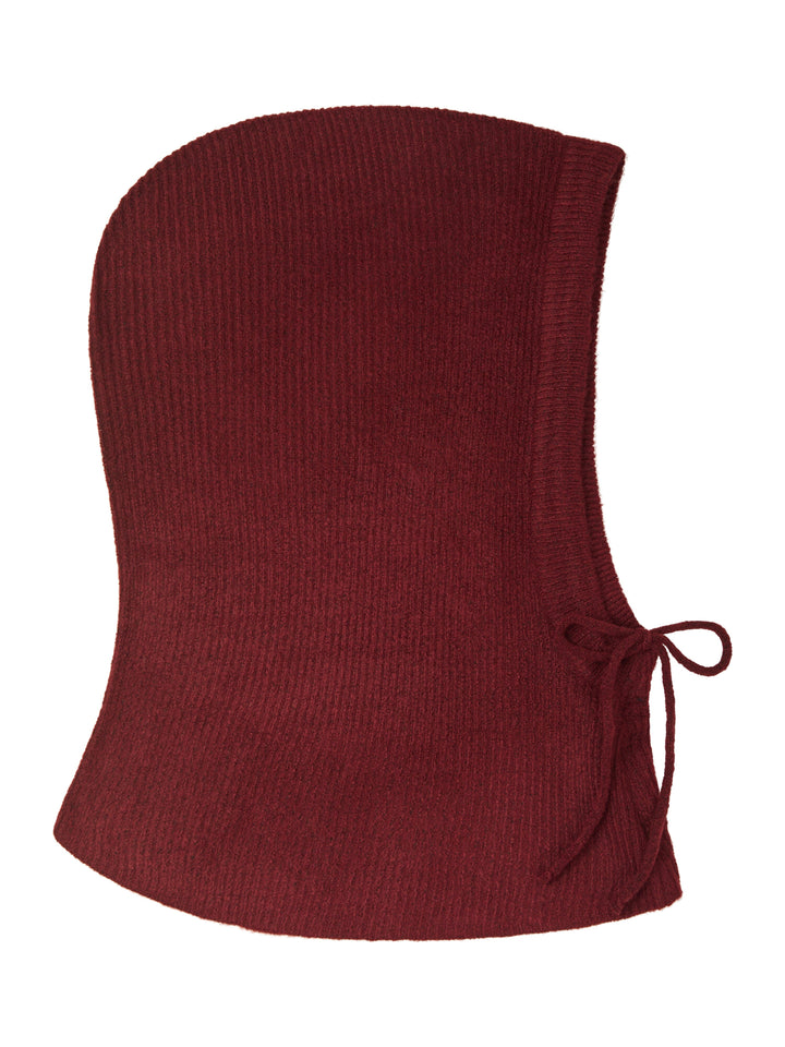 Valentin Studio - Knitted Balaclava 164212 - 174 - Burgundy Elefanthuer 