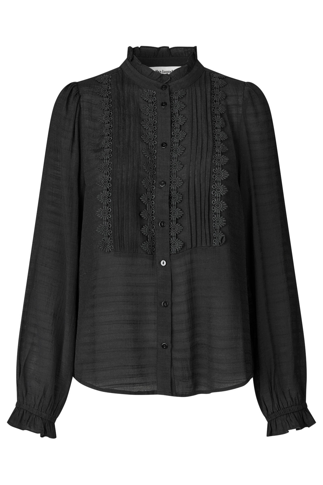 Przedsprzedaż - Lollys Laundry - Arielll Shirt Ls25418-1004 - 99 Black
