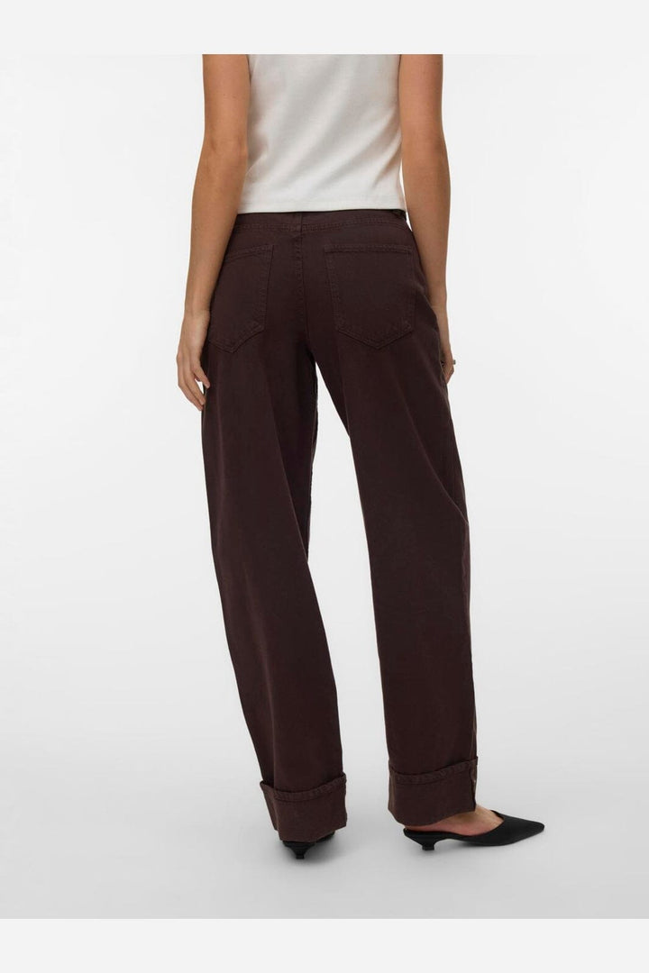 Vero Moda - Vmfonda Mr Barrel Clr Jeans - 5092078 Chocolate Torte