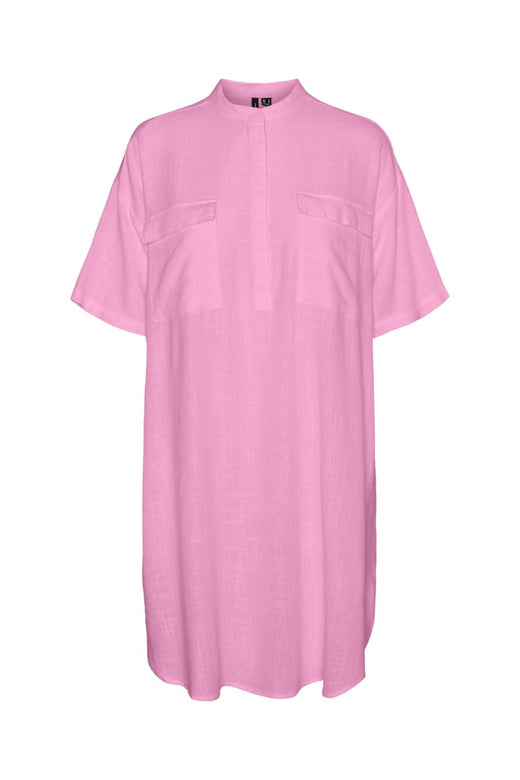 Vero Moda - Vmline 2/4 Linen Mix Tunic - 4240302 Bonbon