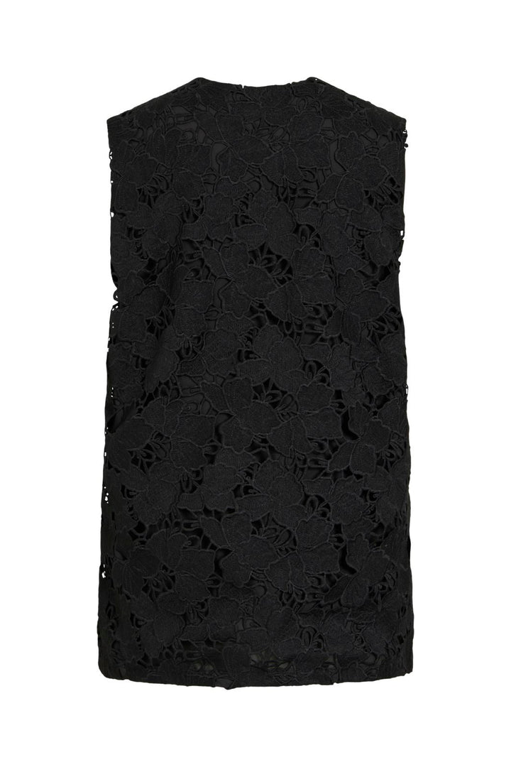 Vila - Vihylde Lace Vest - 5124610 Black