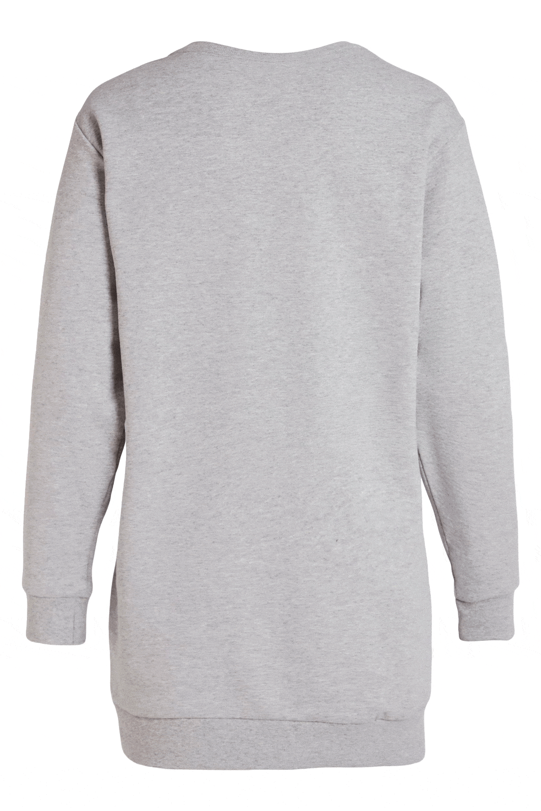 VILA - Vimitta L/S Sweat - Light Grey Melange Sweatshirt 