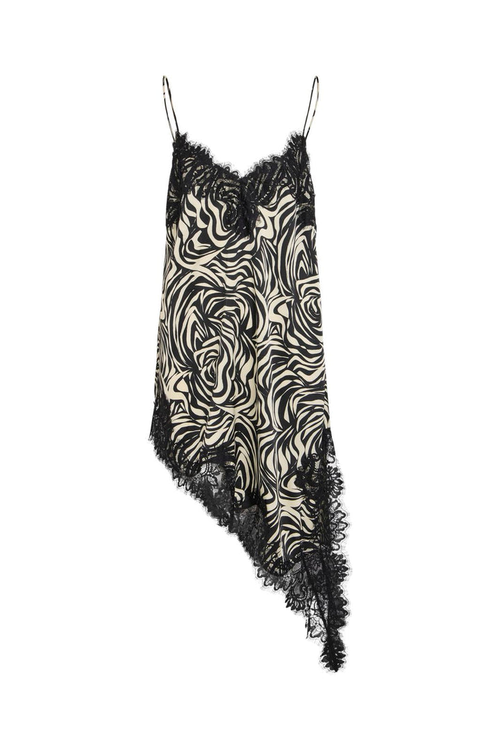 Vila - Vitone S/L Lace Dress - 5162514 Birch Combo Black