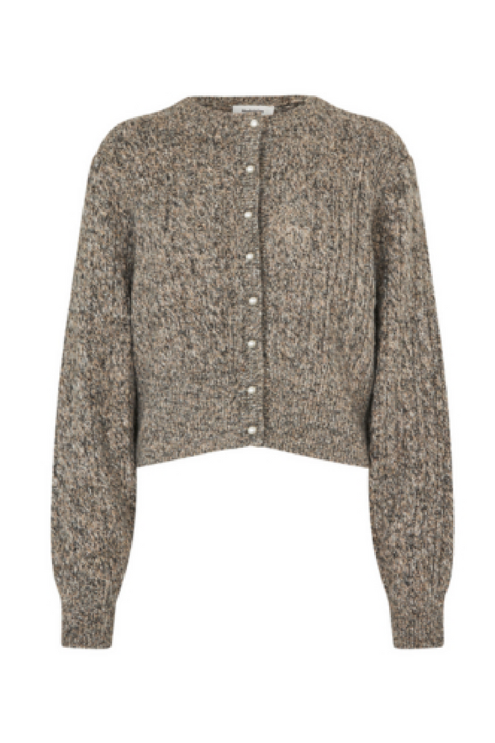 Modström - Pammiemd Cardigan 58633 - 12040 - Brown Speckle Melange