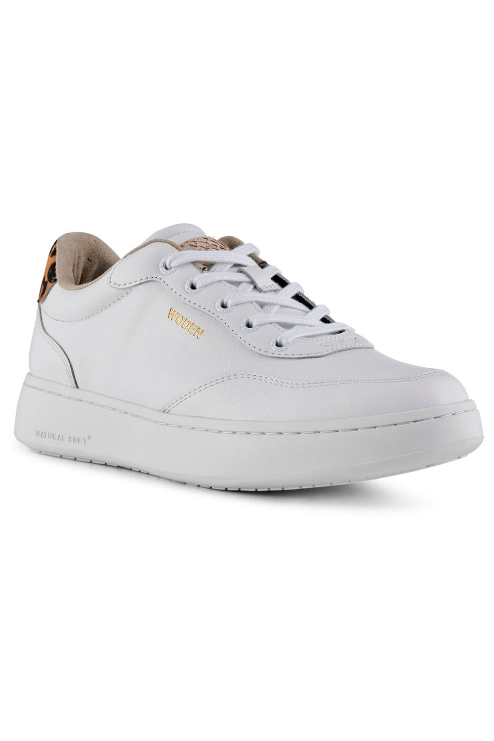 Woden - Evelyn Leather - 300 Bright White Sneakers 