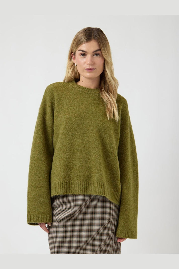 YAS - Yascardi Ls Knit Pullover - 5101614 Cardamom Seed