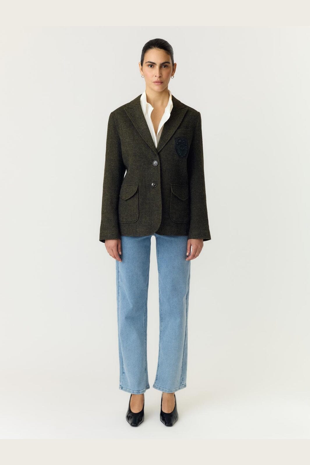 YAS - Yascarolyn Ls Blazer Jacket - 5224036 Dark Olive