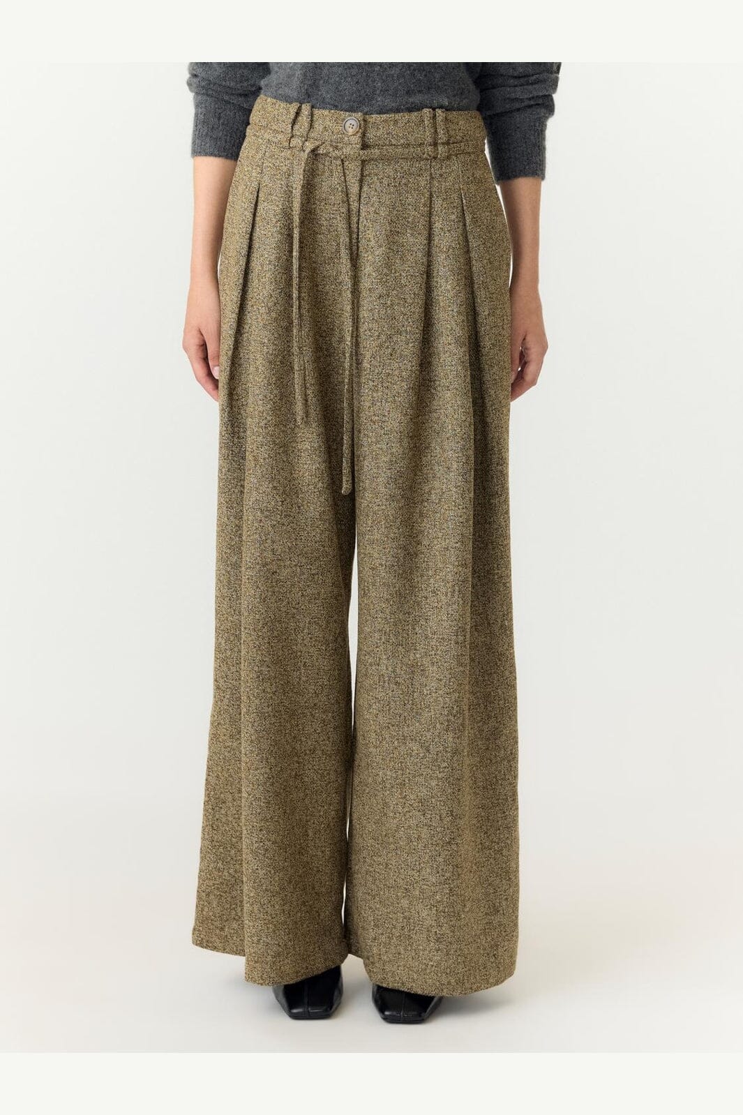 YAS - Yasgima Wide Pant - 5120172 Sepia Melange