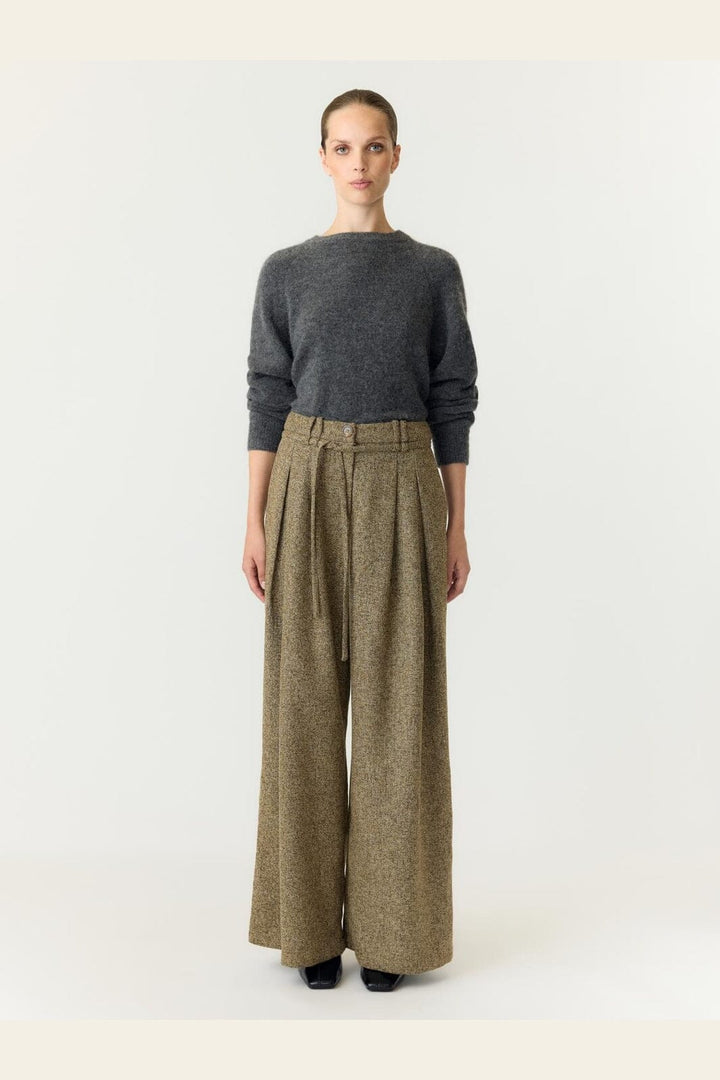 YAS - Yasgima Wide Pant - 5120172 Sepia Melange
