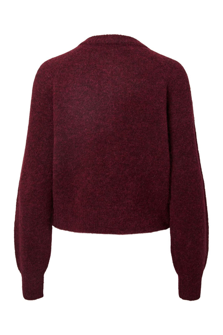 YAS - Yasjohi Ls Wool Blend Cardigan - 4972529 Port Royale