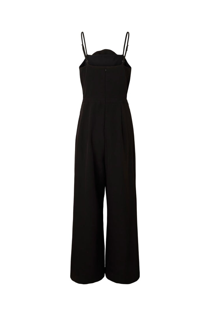 YAS - Yaslipas Strap Rosette Jumpsuit - 5102586 Black