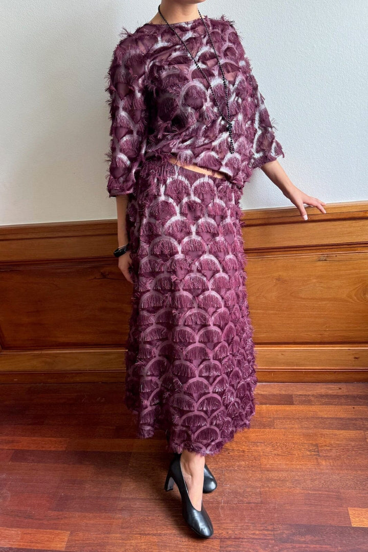 YAS - Yaspazilla Skirt - 4875443 Port Royale W Metallic Nederdele 