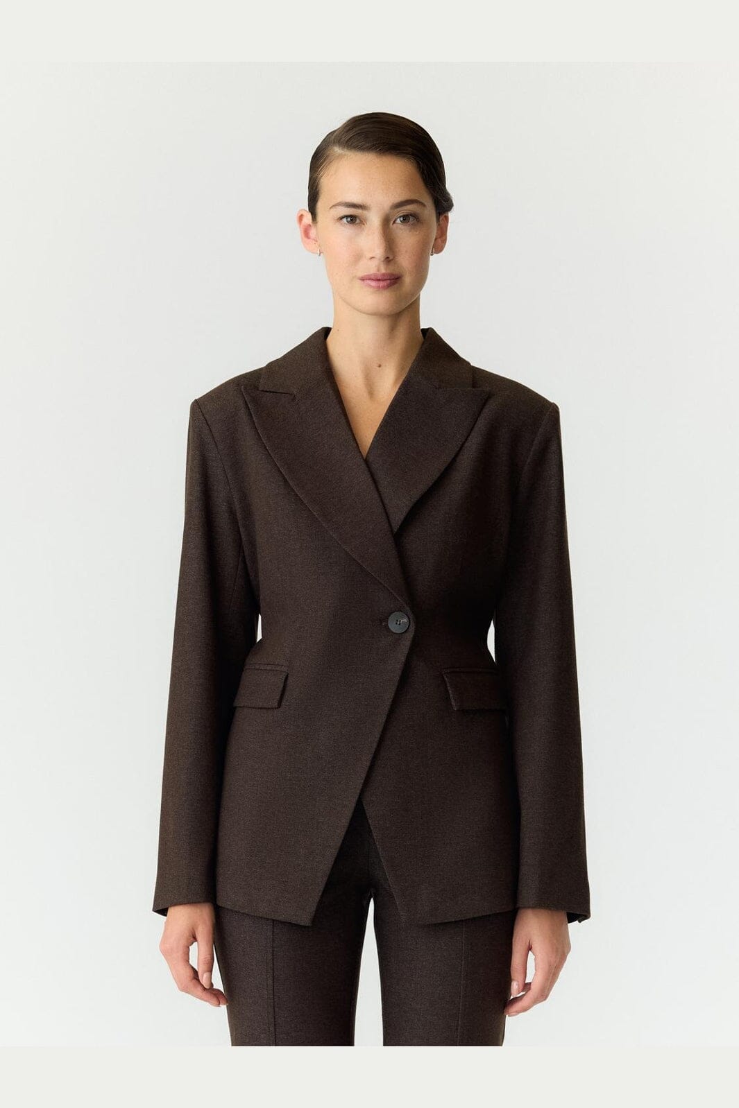 YAS - Yasposhu Ls Blazer - 5138185 Major Brown