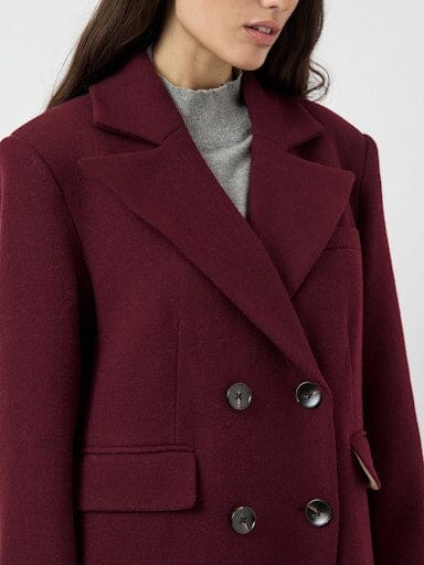 Y.A.S - Yasroyla Ls Wool Blend Long Coat - 4851462 Port Royale Frakker 