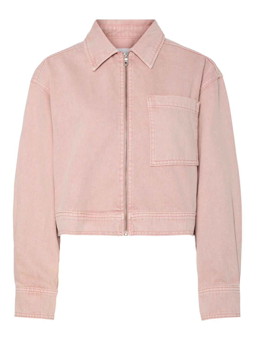 Y.A.S - Yassun Ls Crop Denim Jacket Fest - 4753931 Zephyr
